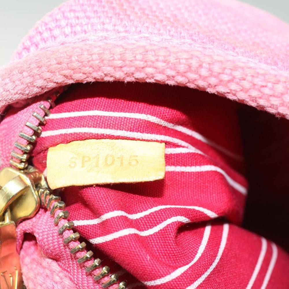 LOUIS VUITTON Antigua Pochette Plat GM Clutch Bag Pink M40065 LV Auth ep1350 - Picture 12 of 16